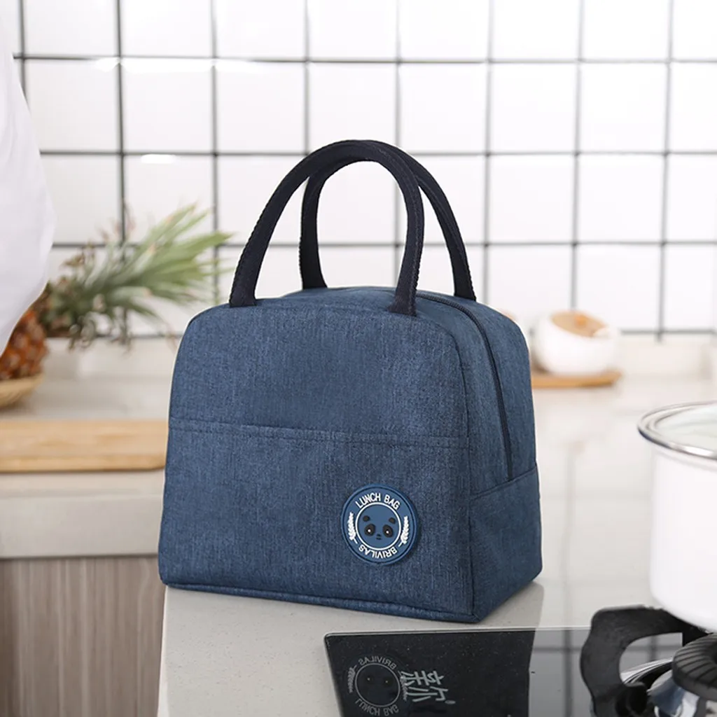 Переносная сумка для ланча, новая нейлоновая термоизолированная сумка-холодильник, сумка Bento Pouch, столовая школьная сумка сумки для хранения еды