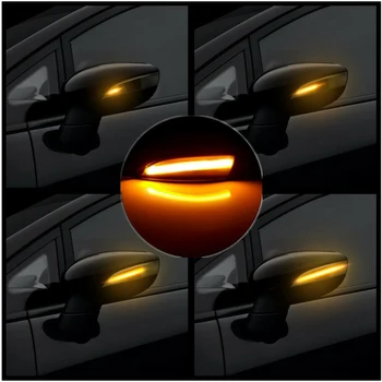 

Side Mirror Indicator Light LED Blinker Dynamic Turn Signal Light For Ford Fiesta MK6 VI /UK MK7 2008-17 B-Max 2012-17