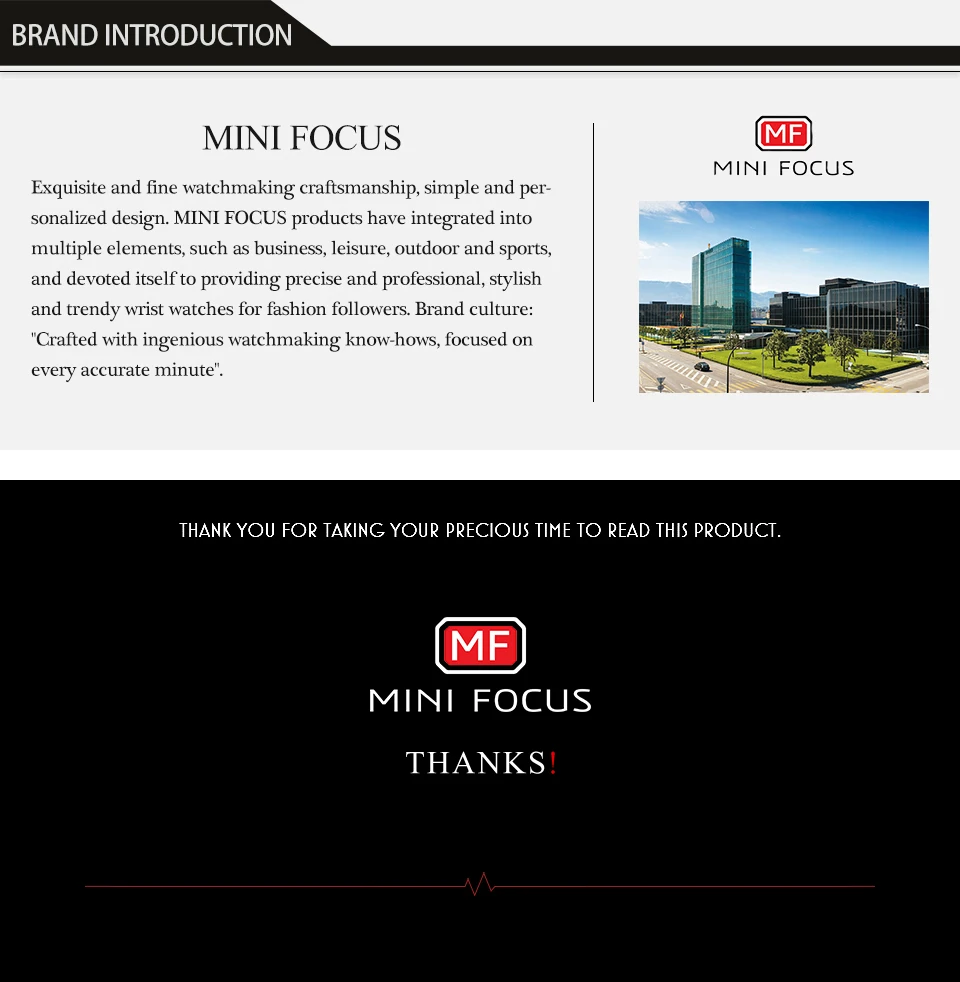 MINI FOCUS quartzhorloge voor heren Waterdicht_voghion.com