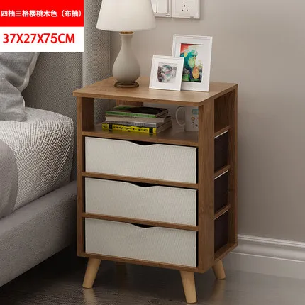 Креативный современный деревянный прикроватный столик в скандинавском стиле