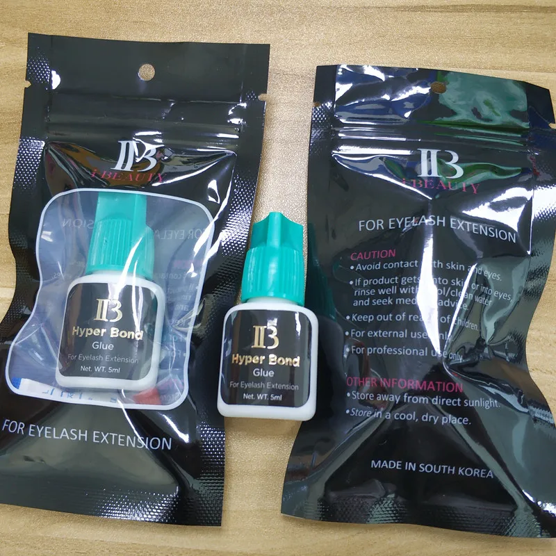 Original Korea IB Ibeauty Glue 0.5s Fast Drying Eyelash Extensions Glue 5ml Strong Lash Glue Retention 5-6 Weeks 6