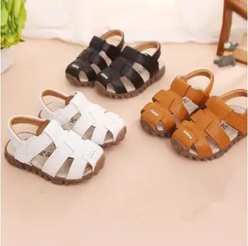 

Children's Shoes Boys Sandals Good Quality Leather Kids Sandals Boys Summer Shoes Toddler Baby Sandals size 21-30