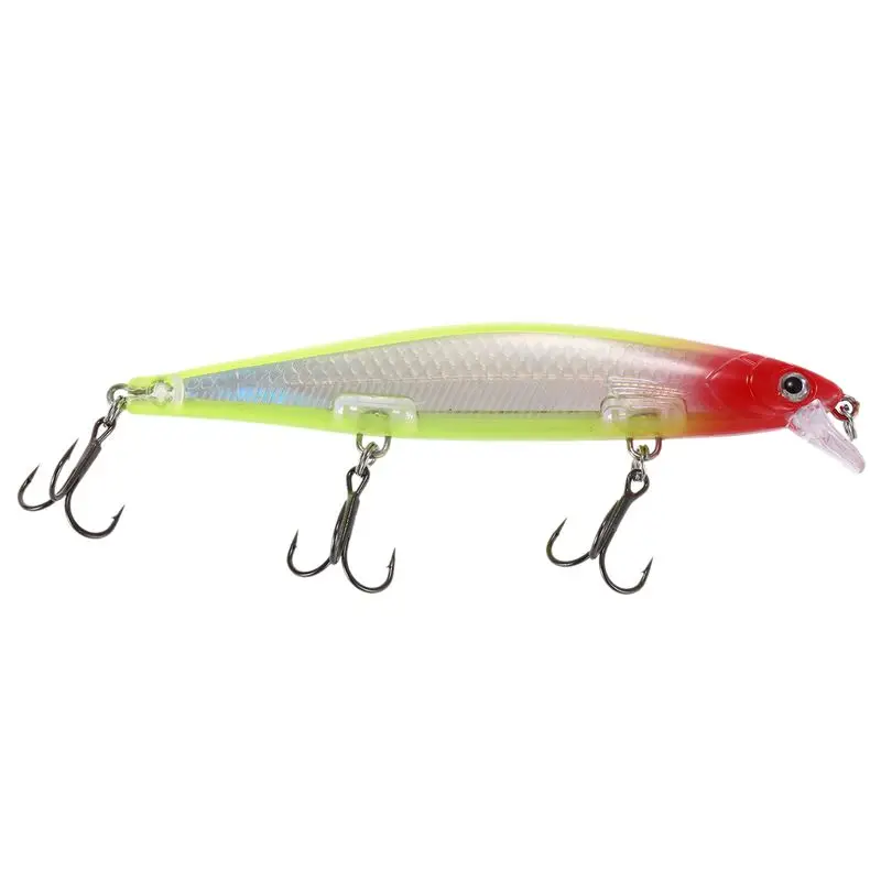 

1PCS Minnow Fishing Lure 11CM 13G Pesca Hooks fish Wobbler Tackle Crankbait Artificial Hard Bait Swimbait B Style