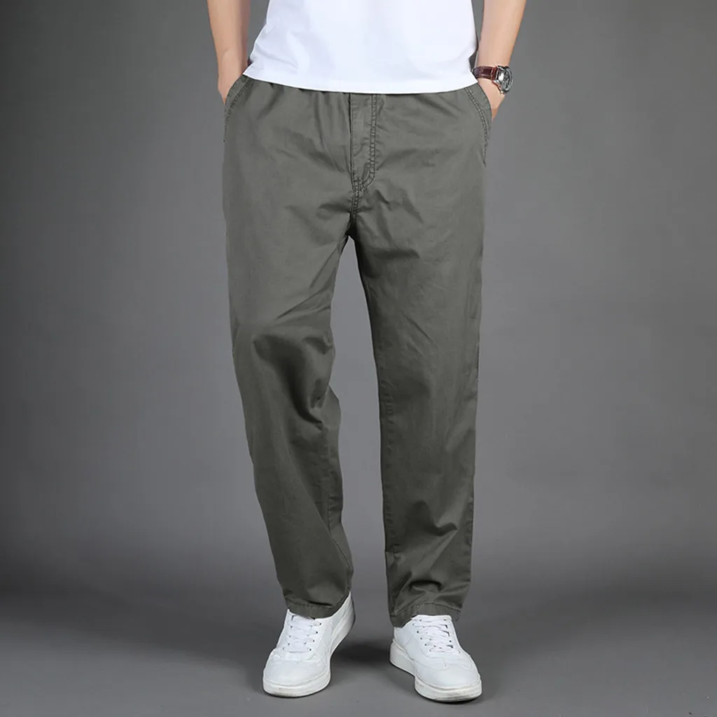 Pantalones hombre мужские повседневные Модные свободные спортивные комбинезоны размера плюс, длинные штаны calca masculina