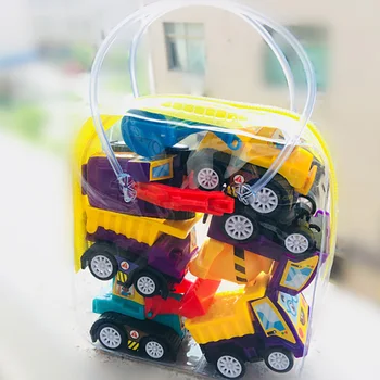 

Children Car Set Simulate Educational Trailer Toy Inertia Truck Kids Race Car Plaything Pull Back Cars For Kids Boys Gift