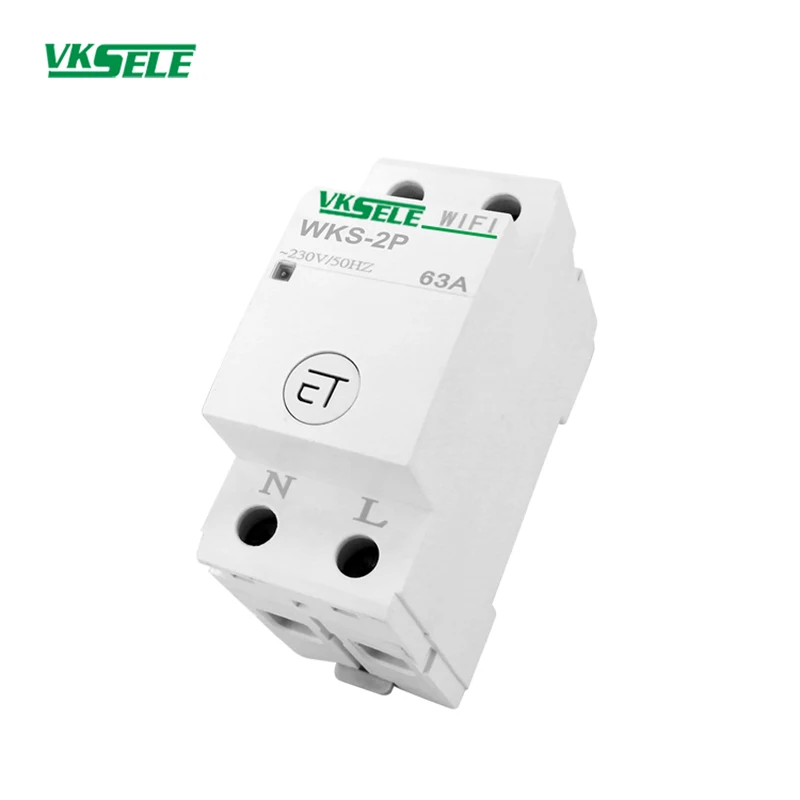 WKS-2P 32-80A 54 мм wifi Интеллектуальный выключатель mcb