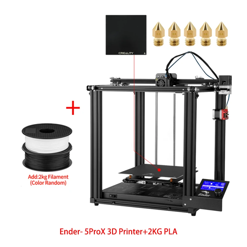 Creality Ender-5 Pro FDM 3D Printer with Silent Mainboard 2 Y-axis DIY 3D Printing Build Volume 220 x 220 x 300mm Extruder large 3d printer 3D Printers