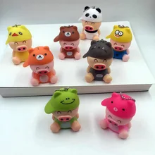 McDull кукла копилка мультяшный брелок для ключей Сумочка Кулон маленькие подарки студенческие дети большинство через поросенка