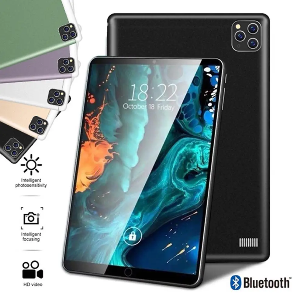 2020 Лидер продаж 10 1 дюймов Octa Core 6G + 128G Android 8 wi fi планшет компьютер Две сим карты
