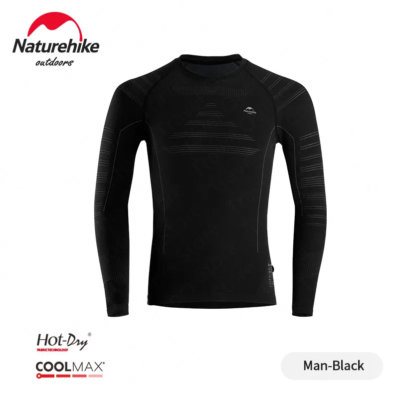 Naturehike Winter Unisex Outdoor Sports Skiing Underwear Quick Drying Camping Underclothes Breathable Keep Warm Hiking Undies - Цвет: Лаванда