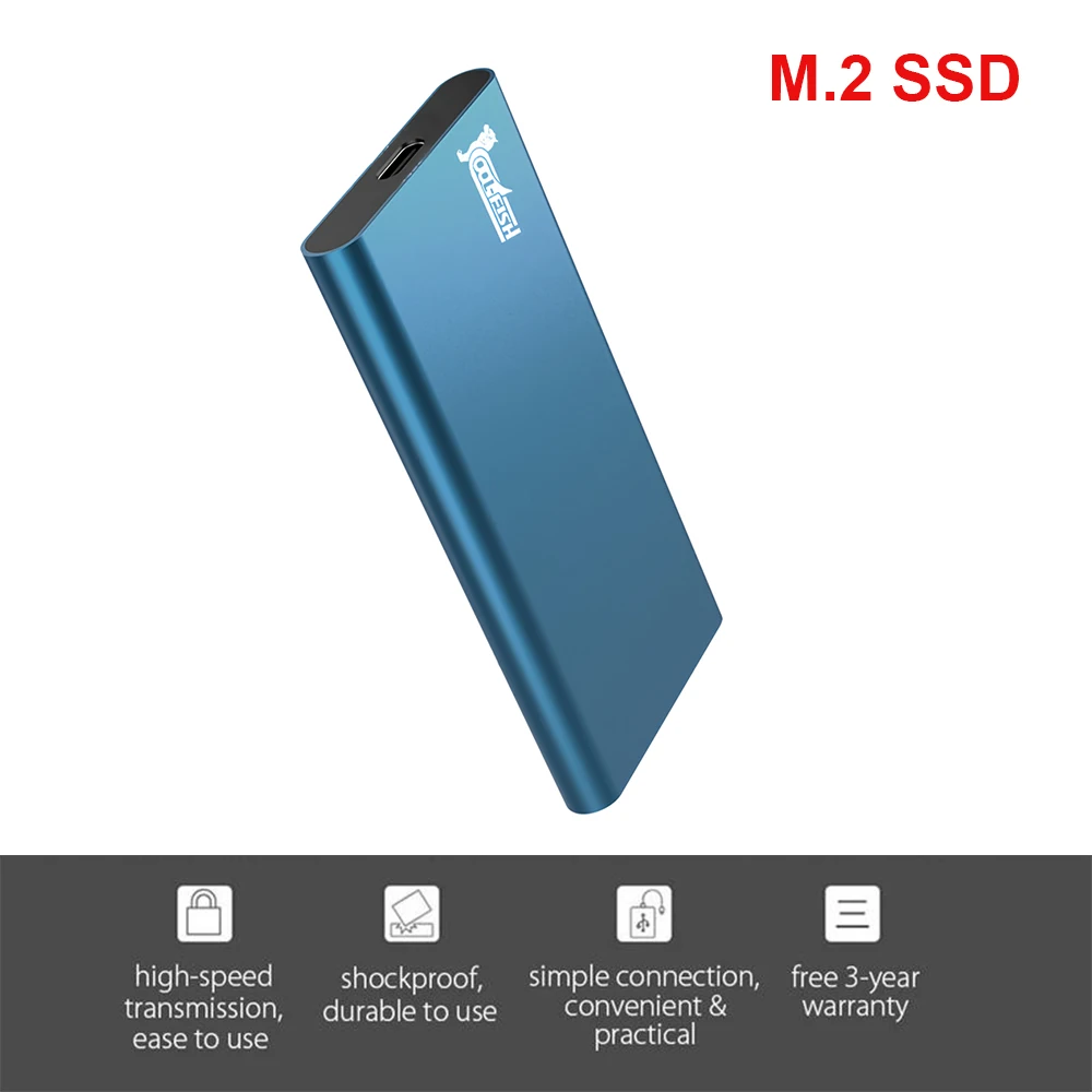 US $33.72 Coolfish M2 SSD M2 Mobile Solid State Drive USB 31 TypeC 128GB 256GB 512GB 1TB External Hard Drive For Laptop Desktop