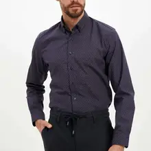 Дефакто Мужская Shirt-L5807AZ19AU с длинным рукавом