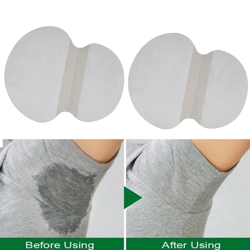 24/50/100Pcs Armpits Sweat Pads for Underarm Gasket from Sweat Absorbing Pads for Armpits Linings Disposable Anti Sticke