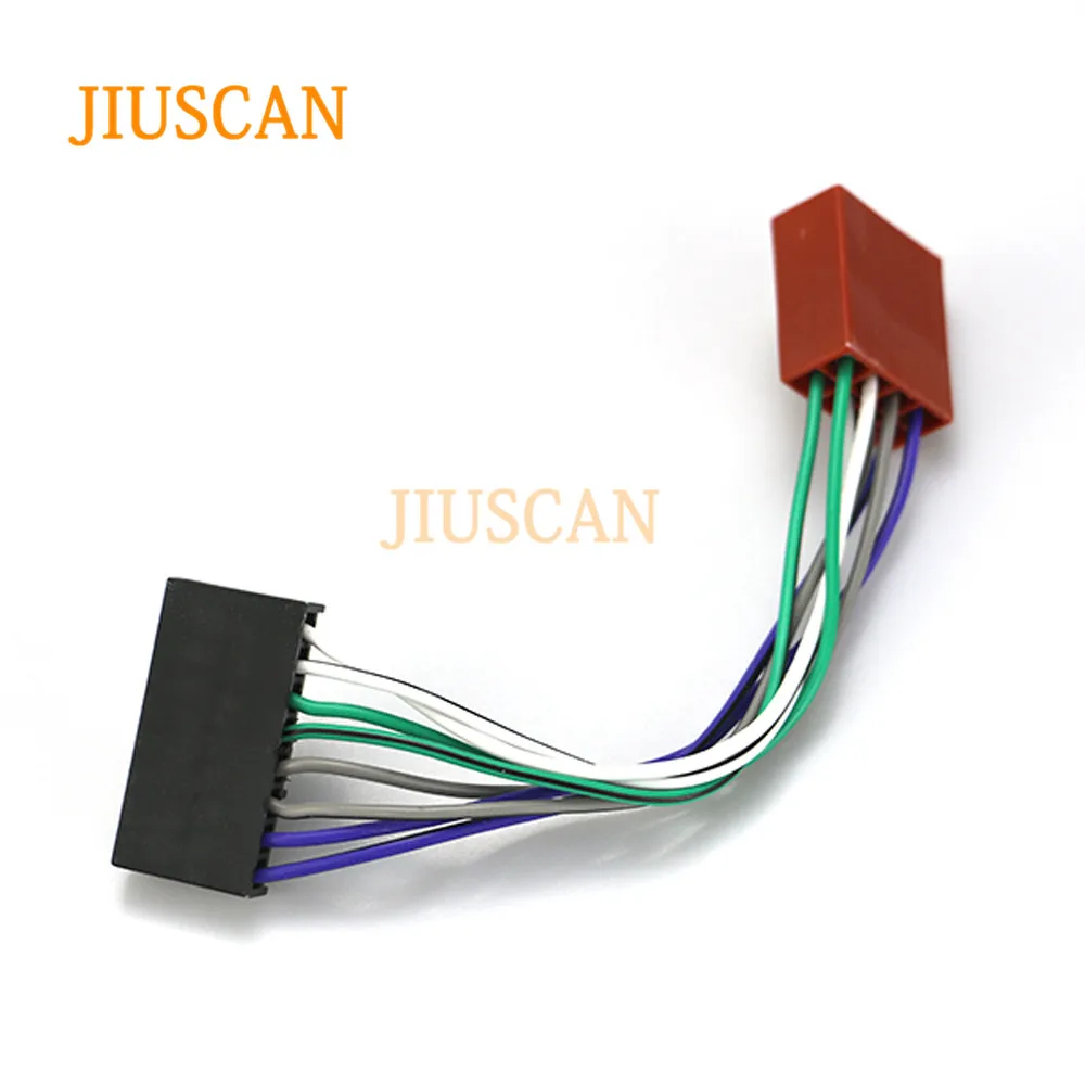 JIUSCAN 12-109 ISO радио адаптер для JAGUAR для LINCOLN жгут проводов разъем свинцовый ткацкий станок кабель штекер Адаптер стерео