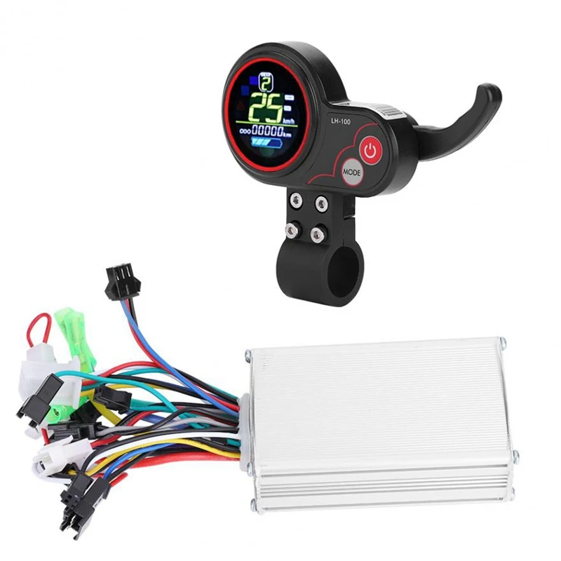 36V Electric Bicycle Controller 250/350W Scooter Lcd Display Control with Shift Switch