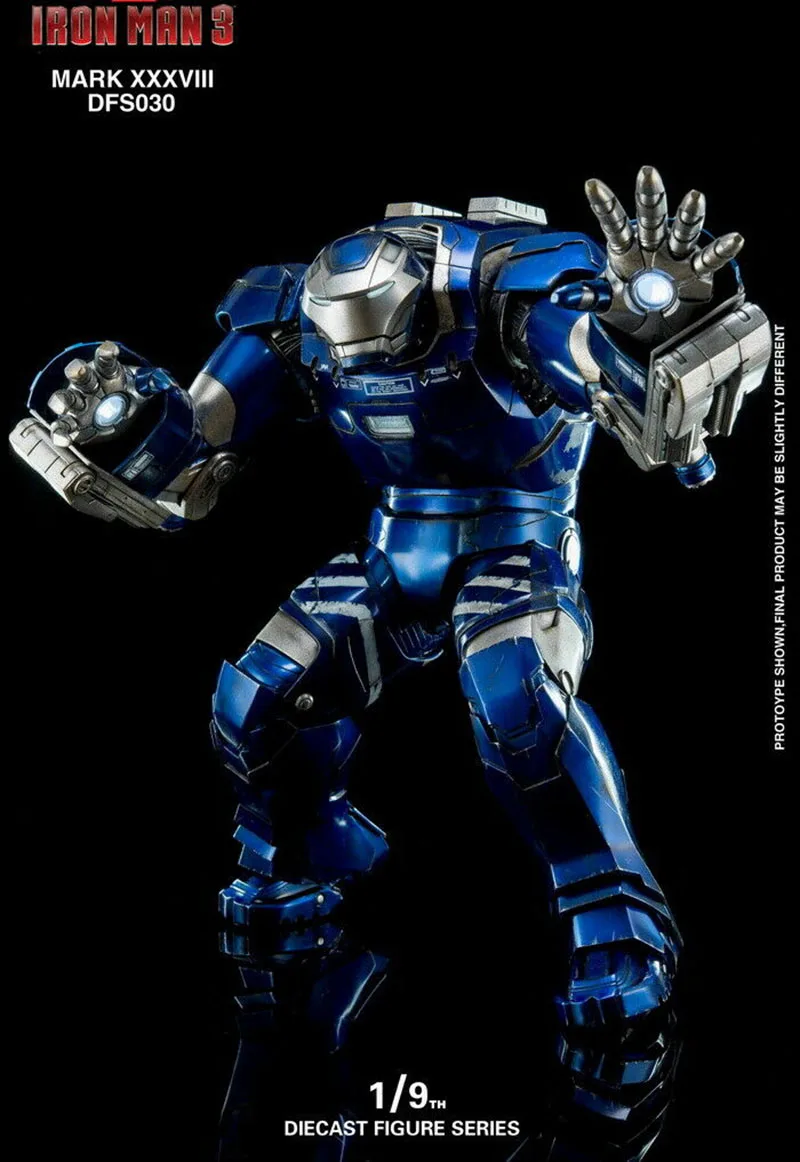 1/9 KingArts KA Mark38 DFS030 фигурка литая под давлением Коллекционная 31 см подвижная фигурка Железного человека из сплава