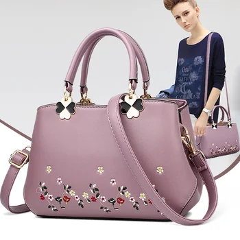 

Women's Bags 2020 New Fashion Casual Women's Bags Embroidery Handbags Wild Shoulder Messenger Bag Tide