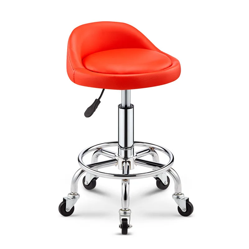 Барный стул-подъемник вращающийся барный стул домашний поворотный высокий стул спинка красота металлическое кресло Dotomy - Цвет: 3