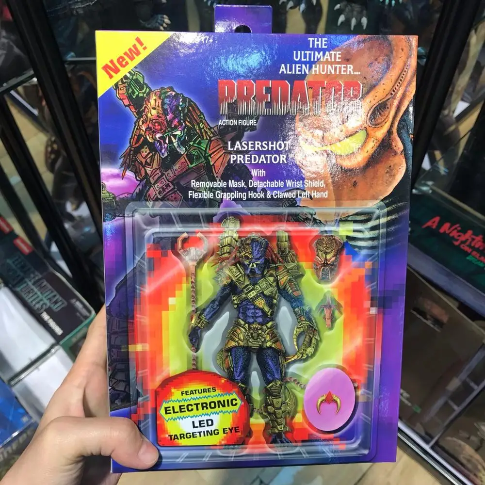 " Neca, охотник за инопланетянами, хищник, Lasershot, Кеннер, Салют, фигурка, игрушка, Brinquedos, фигурки, модель, подарок
