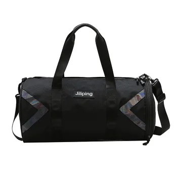 

Men Sports Gym Bag Dry and Wet Separate Fitness Bag Outdoor Women Nylon Waterproof Yoga Training Bag Overnight Bag