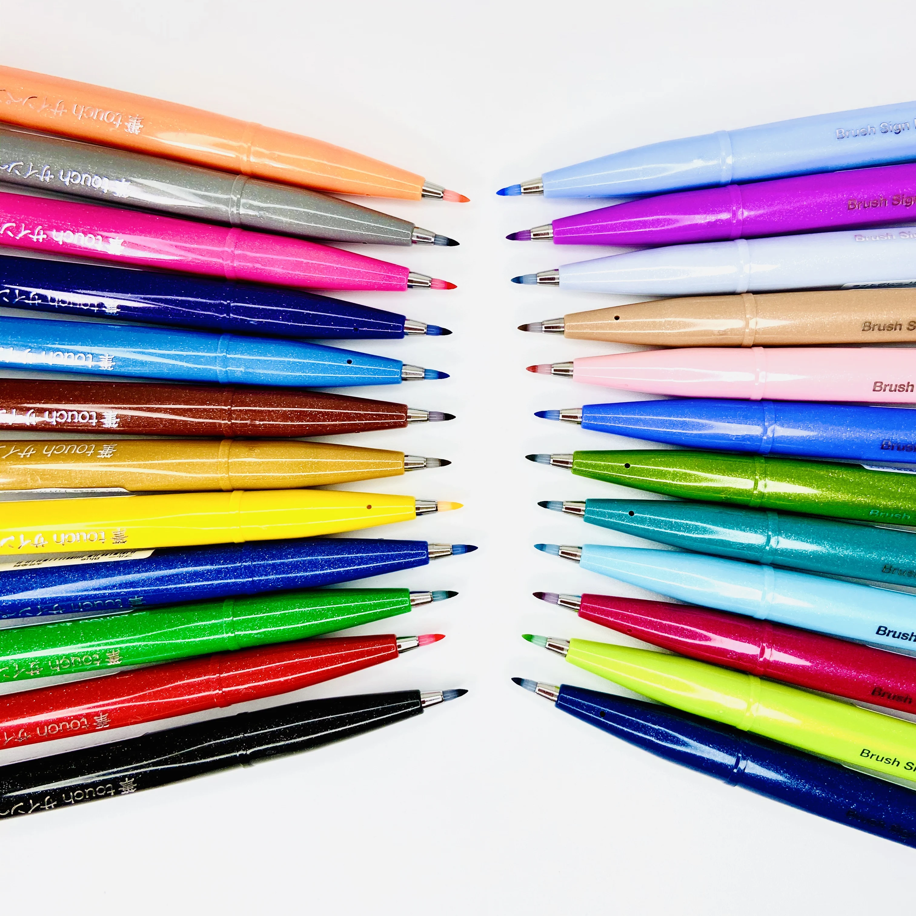12 В/24 шт Япония Pentel фракции SES15C цвет мягкие волосы красоты рисунок пером черно