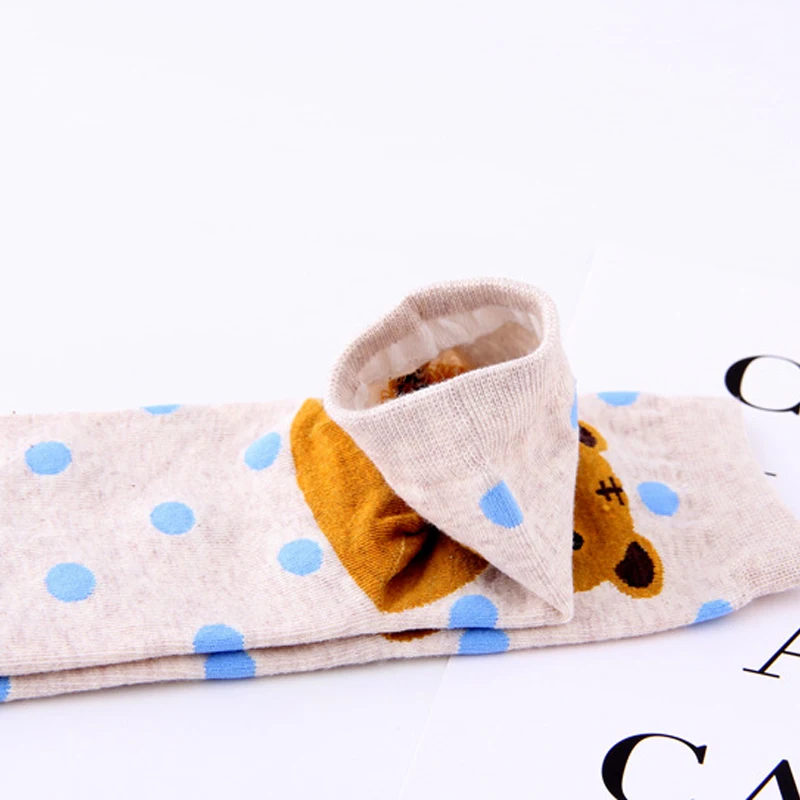 Cotton Socks For Women Harajuku funny Socks Cute Cartoon Fashion street Autumn Winter Print Female Sox 3 pairs/lot#F