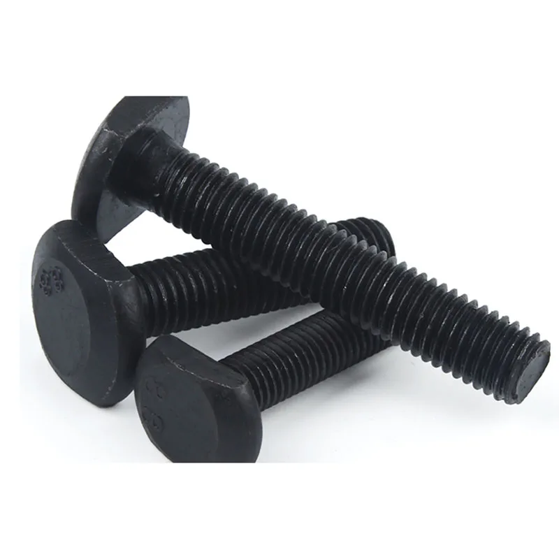 Parafusos de aço carbono preto, parafusos tipo
