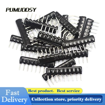 

30PCS A09-104J DIP Exclusion Network Resistor Array 9Pin 100K ohm A104J 100KR Resistance Network Array