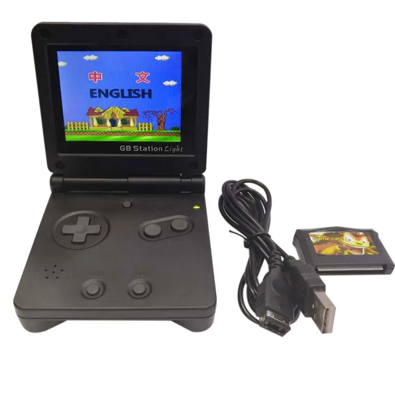 Handheld Game Console Kids Adults Portable 142 Retro Games Player With Large Screen - Цвет: Черный