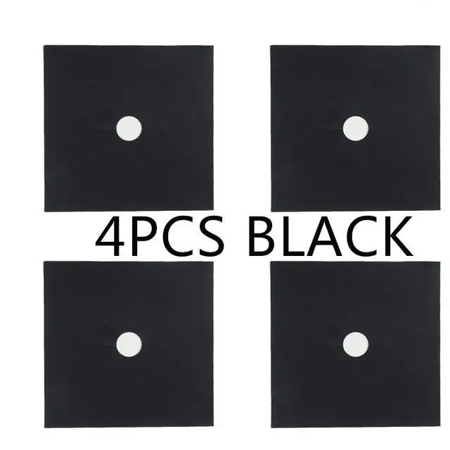 Protectors Gas Stove Burner Covers Kitchen Mat Stovetop Protector Cleaning Pad Liner Cover 1/4pcs gas stove accessories
