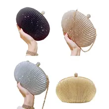 Модные женские туфли вечерняя сумочка; BS010 Свадебная вечеринка клатч Сумки из натуральной кожи стильные женские туфли, плоская подошва, элегантное платье для выпускного вечера, с цепочкой через плечо сумка кошелек 4 цвета