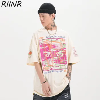 

Riinr 2020 Spring And Summer New Original Trend Men's Digital Space Printing Personalized Short-sleeved T-shirt