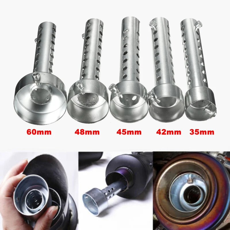 Motoruitlaat 35mm 42m 45mm 48mm 50mm 53mm Motorfiets Uitlaat