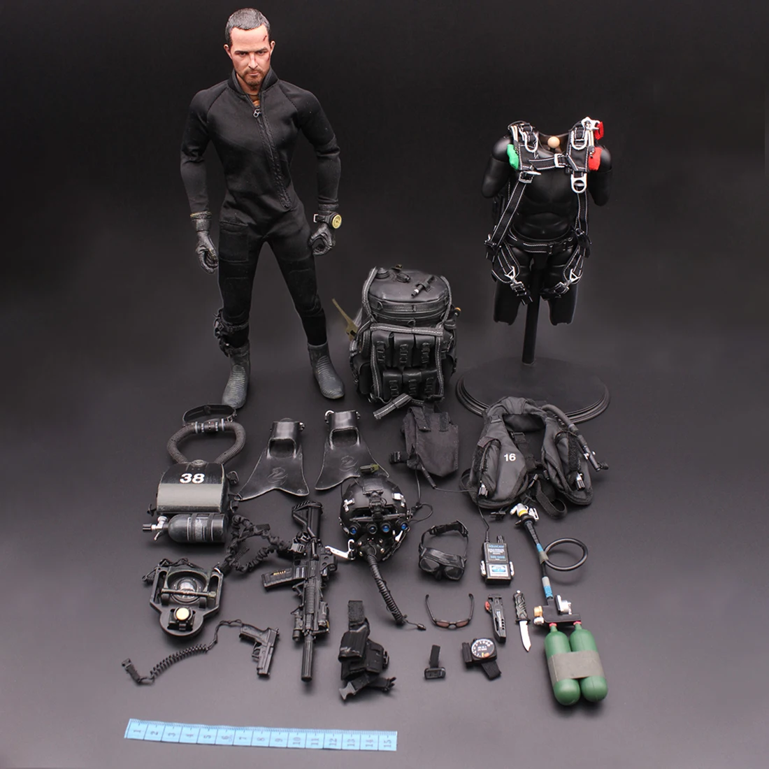1/6 30 см Реалистичная фигурка для головы, сделай сам, морская печать, парашютный солдат ВВС, модель с парашютом, модель здания