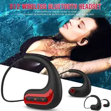 S12 беспроводные Bluetooth наушники, стерео гарнитура, 8 Гб памяти, 8 уровень, водонепроницаемые спортивные наушники для плавания, наушники для ушей