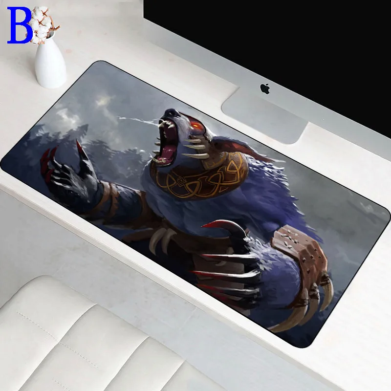  80x40cm Dota 2 Fashion Mouse Pad Large XL Rubber Laptop Lock edge Mouse Mat Keyboard Pad Speed Game