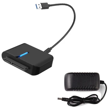 

USB 3.0 SATA Cables Converter Male to 2.5/3.5 Inch HDD/SSD Drive Wire Adapter Wired Convert Cables EU Plug
