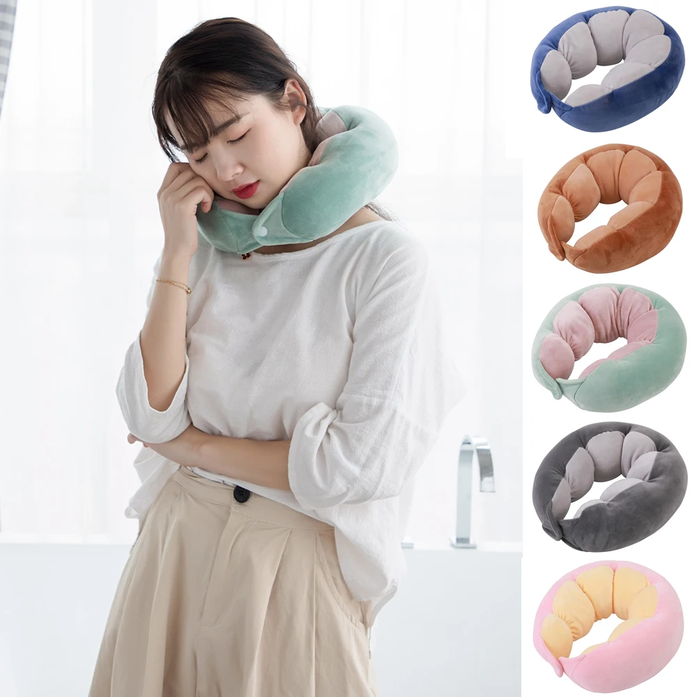 Подушка для путешествий Memory Foam u-образная подушка для шеи мягкая подушка для отдыха