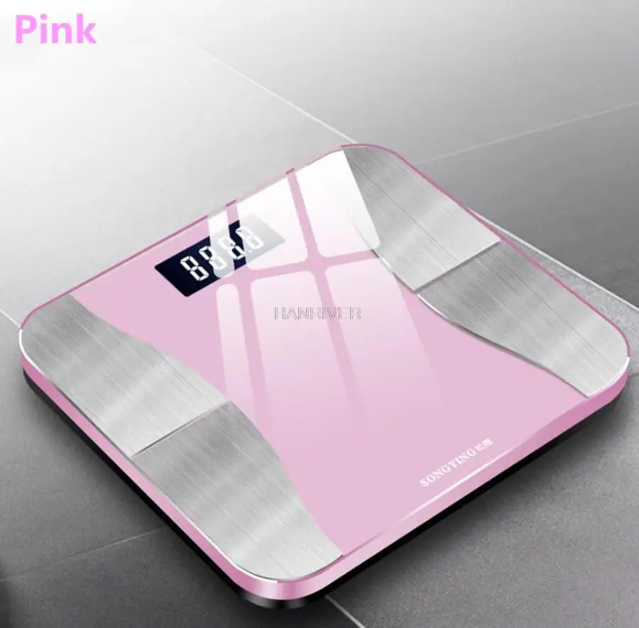 Balança Inteligente Digital sem Fio para Avaliar Composição Corporal Analisador de Gordura Corporal com Bluetooth App para Smartphone Banheiro 15 High Quality Beleza e saúde