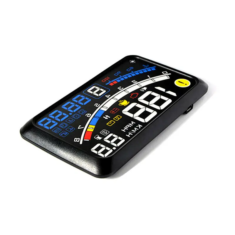 

Latest 5.5'' OBII Car HUD Head Up Display Digital Screen Speeding System Gauge Display Type: Digital