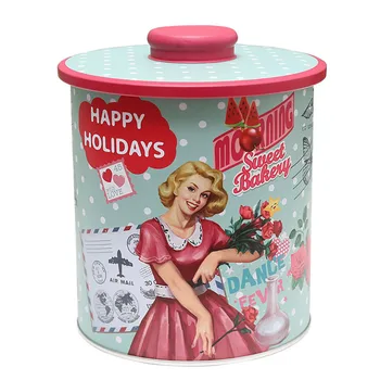 

Nordic Multiple Tin Sealed Cans Storage Jar Modern Art Ornaments Home Decoration Accessories Tea Coffee Multigrain Candy Jar