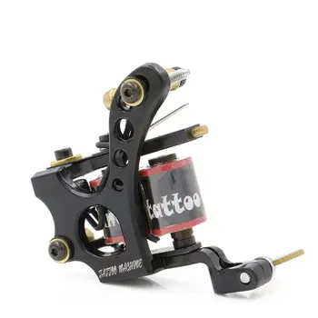 

New 10 wraps Coil Tattoo Machine Direct Selling Professional Steel Tattoo Machine Liner Shader for Tattoo Supplies Free Shipping