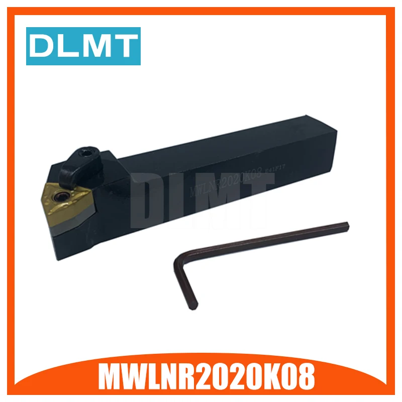MWLNR2020K08/MWLNL2020K08 резец для наружной обточки прорезание наружных канавок токарный станок бар держатель инструмента набор