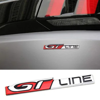 

Car Fender Trunk Gt Line Logo For KIA Forte Ceed Cerato RIO Optima Venga Sportage Soul Spectra Stinger Badge Sticker Accessories