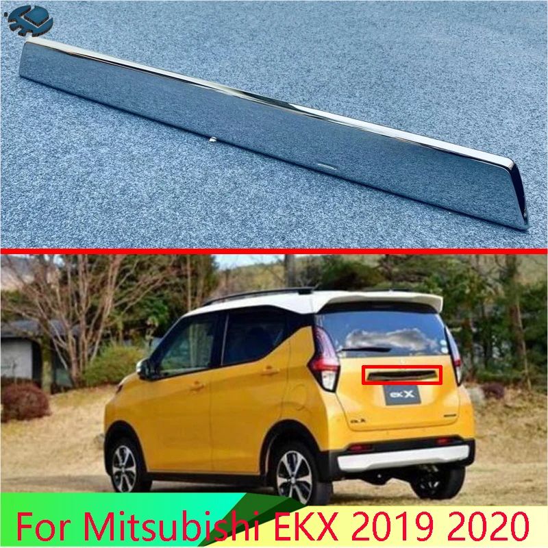 

Аксессуары для автомобилей Mitsubishi EK X 2019 2020, хромированная крышка багажника из АБС-пластика, аксессуары для украшения задней двери багажника