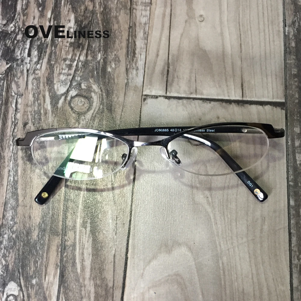 Оптическая оправа для очков женщин прозрачные очки круглые с полуободком