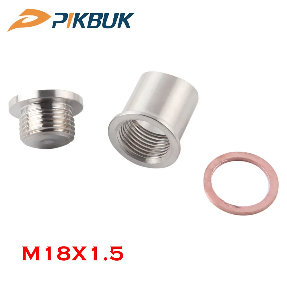 M18x1.5 Универсальный O2 кислородный датчик со ступенчатой головкой и заглушками из