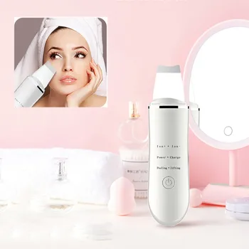 

Face Cleaning Scrubber Water Peeling Facial Equipment USB Rechargeable Peeling Water Peeler Derivation Blackhead Clean Beauty