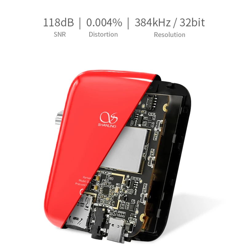 SHANLING Q1 ES9218P DAC AMP Portable Music Player MP3 Headphone Amplifier Two Way Bluetooth DSD128 PCM32bit 384kHz LDAC aptX