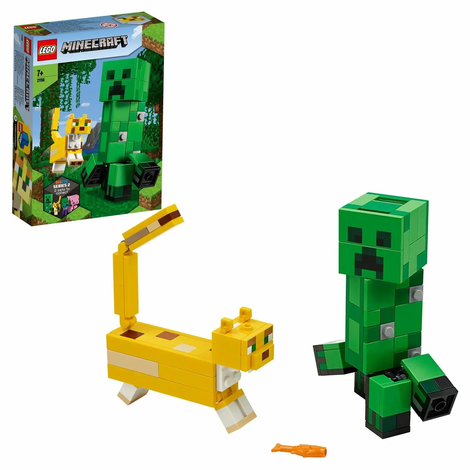 Designer Lego Lego Minecraft cryper and ocelot large 21156 Designer Lego Lego Minecraft cryper and ocelot large 21156